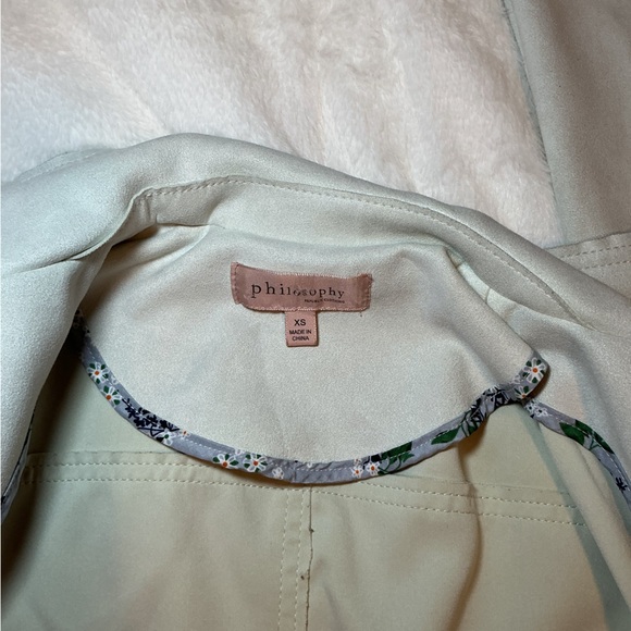 Philosophy Women's light green faux Jacket - Picture 7 of 8